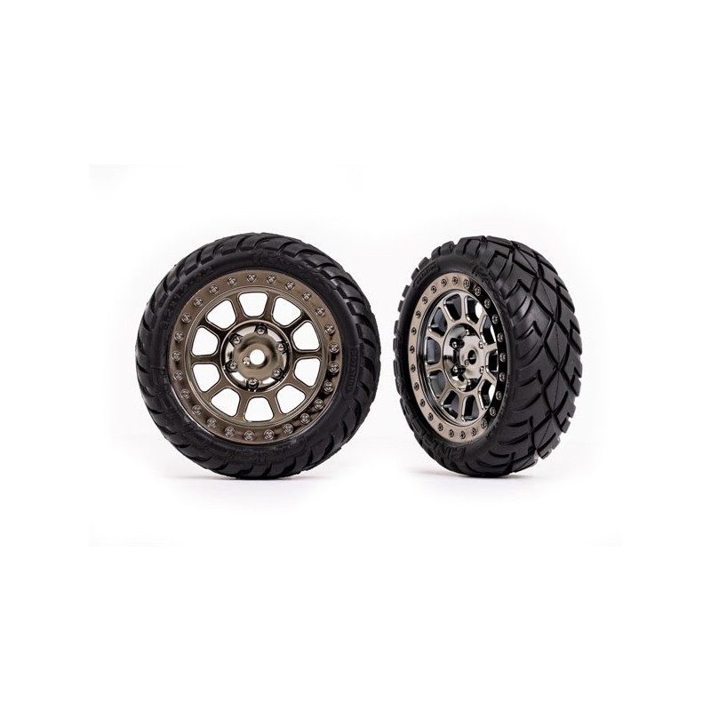 Ruedas completas Traxxas delantera, Anaconda® 2.2, (2pcs) TRX2479T