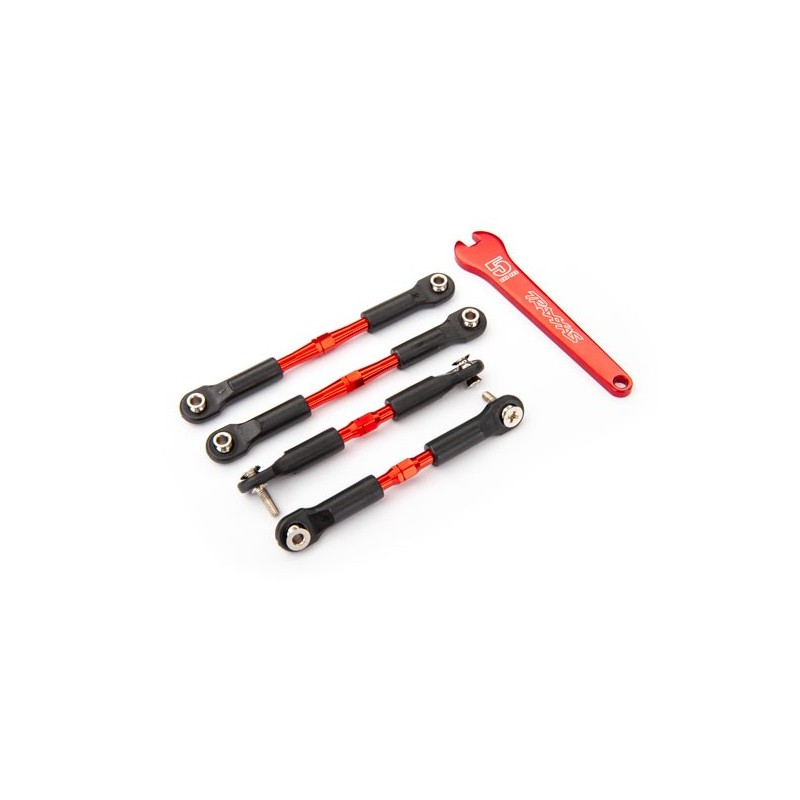 Tensores de aluminio Traxxas (anodizado) enlaces de inclinación delanteros TRX3741X