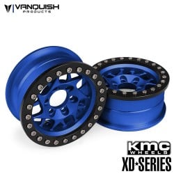 Llantas Vanquish KMC 1.9 XD127 Bully azul anodizado (2pcs) VPS07714