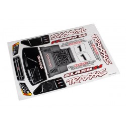 Hoja de pegatinas Traxxas Slash 4X4 TRX6813R