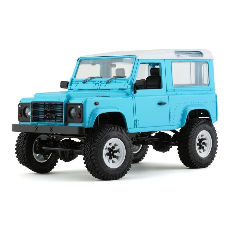 RC4WD Gelande II RTR 1/18 Mini Crawler con carroceria azul Land Rover D90 RC4ZRTR0039