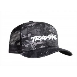 Gorra Traxxas Logo Hat Curve Bill Black Digital Camouflage OSFA TRX1182-CAMO