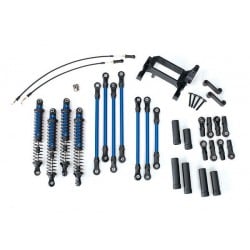 Kit de elevación Long Arm completo Azul para Traxxas TRX-4 TRX8140X