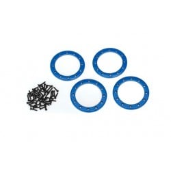 Anillos Beadlock de aluminio azul Traxxas de 2.2' (4pcs) TRX8168X