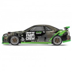 HPI Micro Rs4 Drift Fail Crew Nissan Skyline R34 GT-R 1/18 HPI-120101