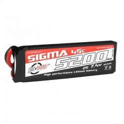 Batería Lipo 2S 7.4V 5200mAh 45C XT60 RC Plus Sigma RC-G45-5200-2S1P