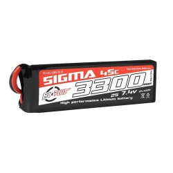 Batería Lipo 2S 7.4V 3300mAh 45C XT60 RC Plus Sigma RC-G45-3300-2S1P