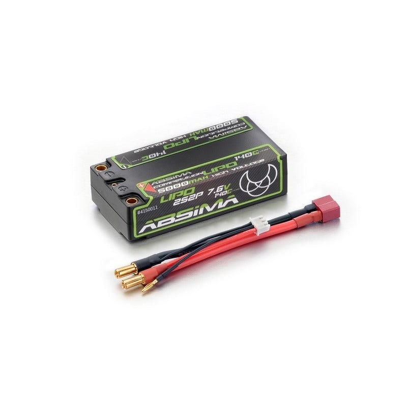 Batería Lipo shorty 2S HV 7.4V 5000mAh 140C XT60 Absima 4150011