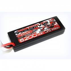 Batería Absima Lipo 2s 7,4V. 6200mah 60C XT-90 4140030
