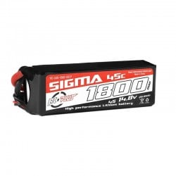 Batería Lipo 4S 14.8V 1800mAh 45C XT60 RC Plus Sigma RC-G45-1800-4S1P