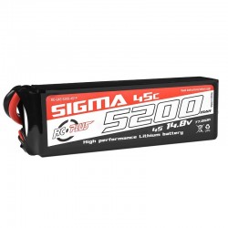 Batería Lipo 4S 14.8V 5200mAh 45C XT60 RC Plus Sigma RC-G45-5200-4S1P