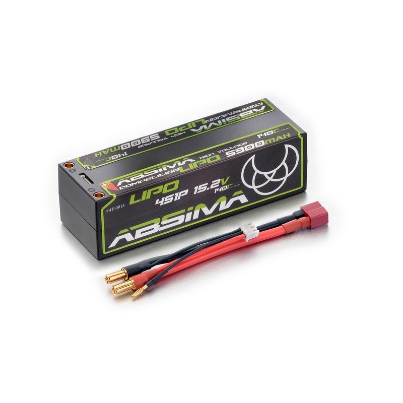 Batería Lipo Absima 4S 15.2V HV 5900mAh 140C 4150014