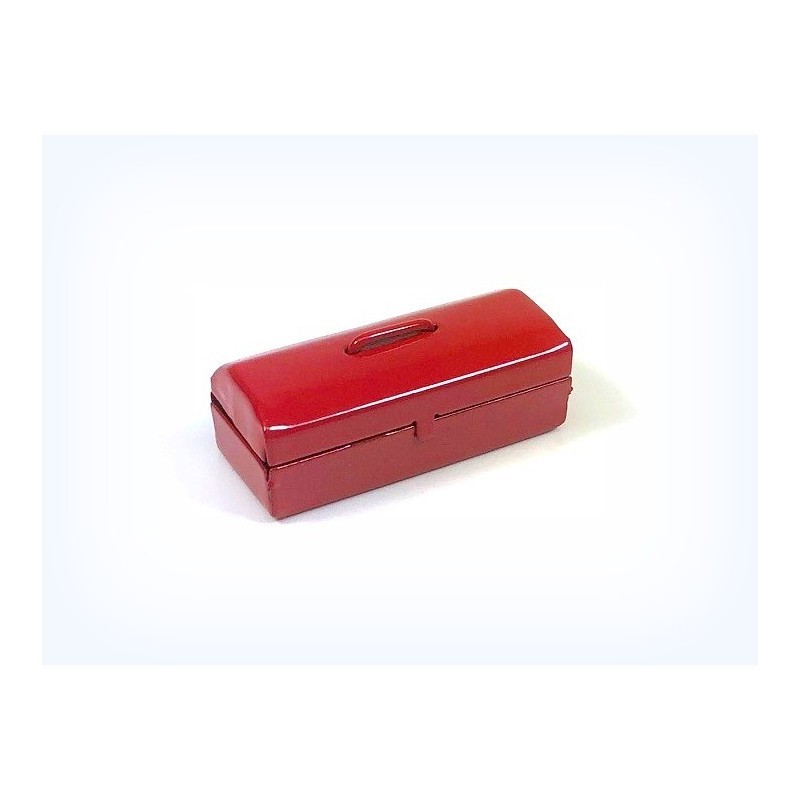 Caja de herramientas de metal roja Absima para 1-10 2320096