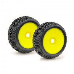 Juego de ruedas Absima para Buggy, Disc "Y Pin" amarillo 1/8 (2pcs) 2520025