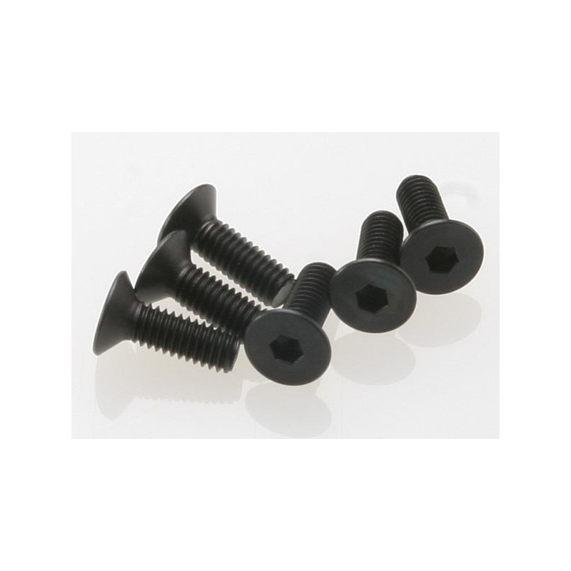 Tornillos Traxxas de 4X12mm cónico hexagonal (6pcs) TRX2542