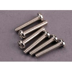 Tornillos Traxxas de 3X15mm. cabeza redonda (6pcs) TRX2563