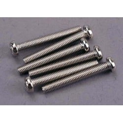 Tornillos Traxxas de 3X23mm. cabeza redonda (6pcs) TRX2567