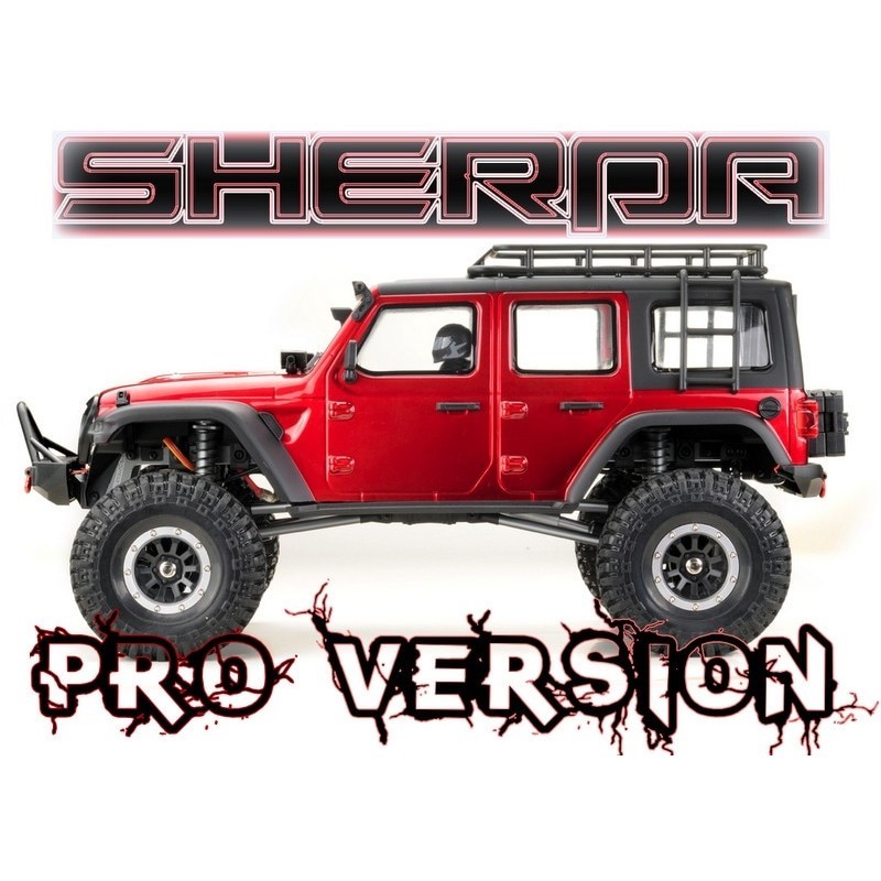 Absima Sherpa 1/10 EP CR3.4 RTR versión PRO (rojo) AB12016