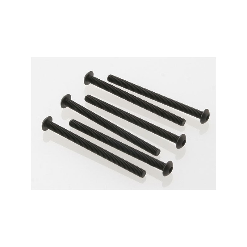 Tornillos Traxxas de 3X40mm cabeza de botón hexagonal (6pcs) TRX2592