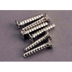 Tornillos Traxxas de 3X15mm. cabeza avellanada, autoroscantes (6pcs) TRX2649