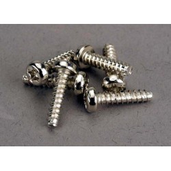 Tornillos Traxxas de 3X12mm. cabeza redonda, autorroscantes (6pcs) TRX2676