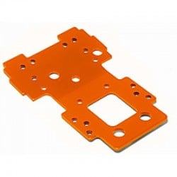 Placa inferior de mamparo HPI de 2,5mm (naranja) 105892