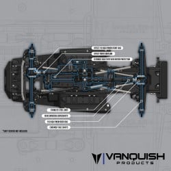 Vanquish VS4-10 Phoenix RTR Rojo VPS09011A