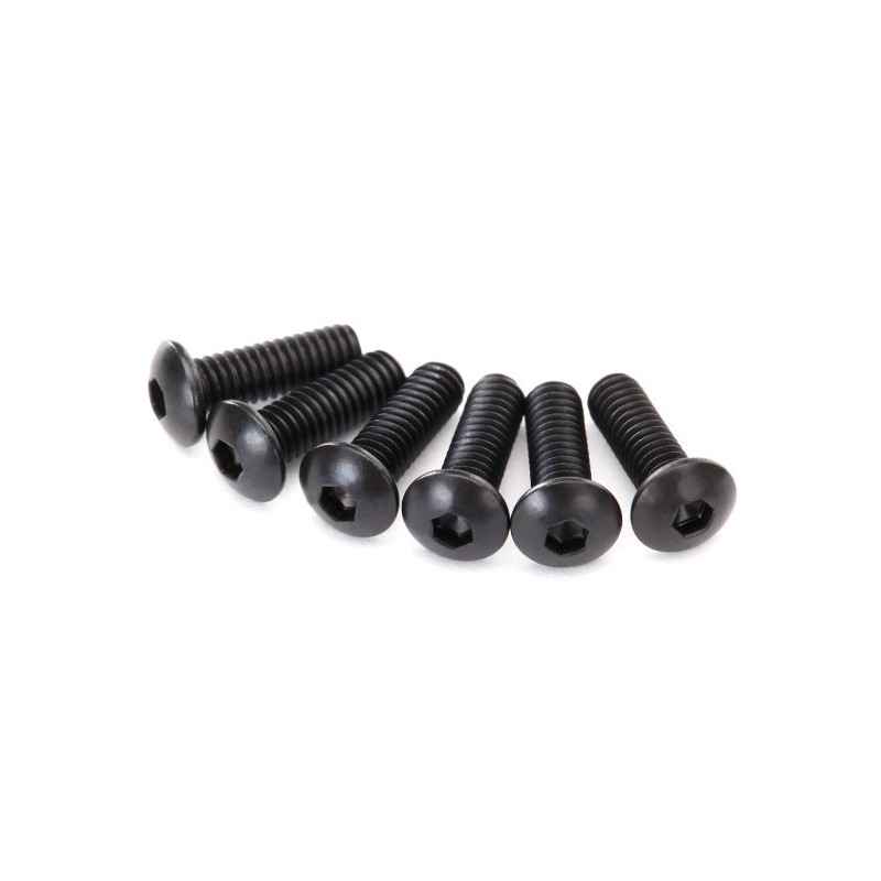 Tornillos Traxxas de 2.5X8mm con cabeza de botón hexagonal - 6pcs - TRX2617