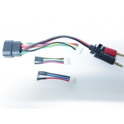 Cable Adaptador Traxxas para Cargar Bateria Lipo ID Traxxas 2S 3S 4S en cargadores genericos TRX2938X-1