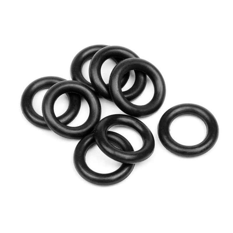 Junta tórica HPI 6x9.5x1.9 mm (negro/8pcs) 6811