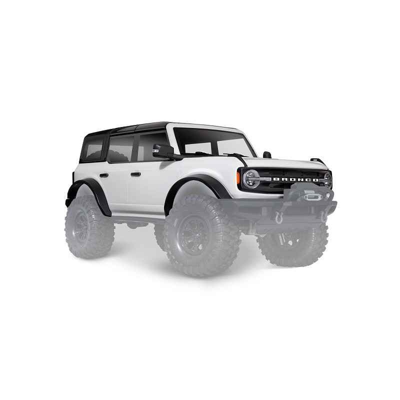 Carrocería Traxxas TRX-4 Ford Bronco 2021 Pintada en blanco TRX9211L