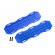 Tableros de tracción azules para crawler Traxxas TRX-4 TRX8121X