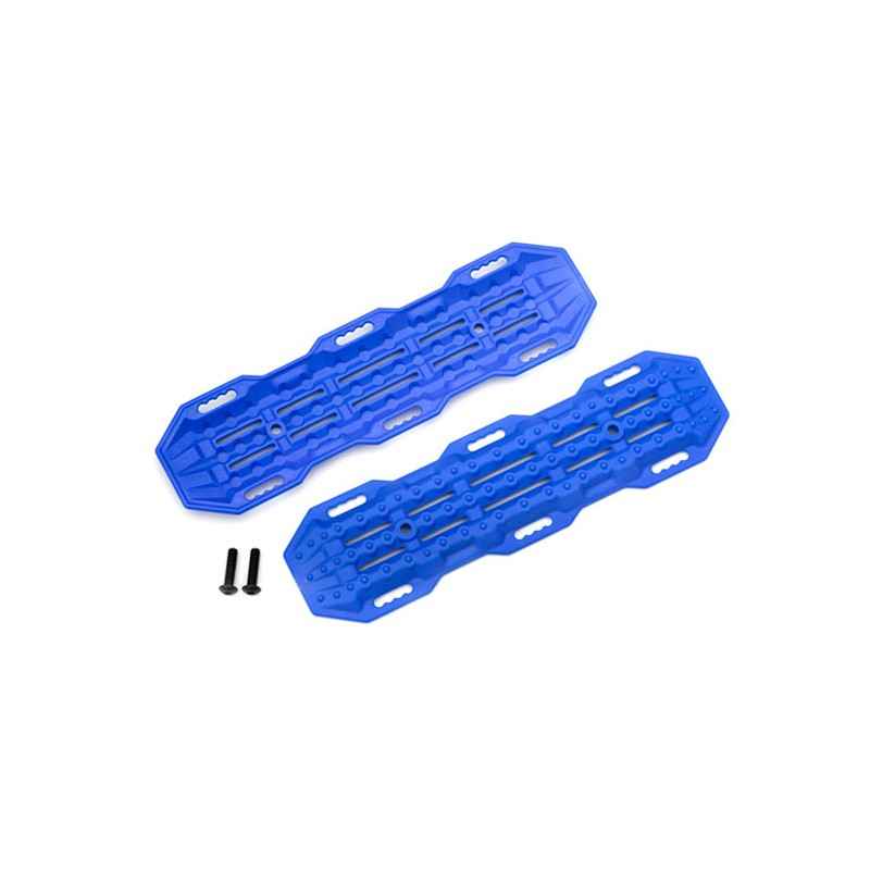 Tableros de tracción azules para crawler Traxxas TRX-4 TRX8121X