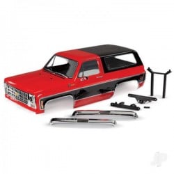 Carroceria completa pintada en rojo Traxxas Chevrolet Blazer 1979 TRX-4 TRX8130R