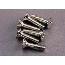 Tornillos Traxxas de 4X15mm cabeza avellanada (6pcs) TRX3167