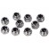 Tuercas con bloqueo de nailon Traxxas 4mm (10pcs) TRX1747