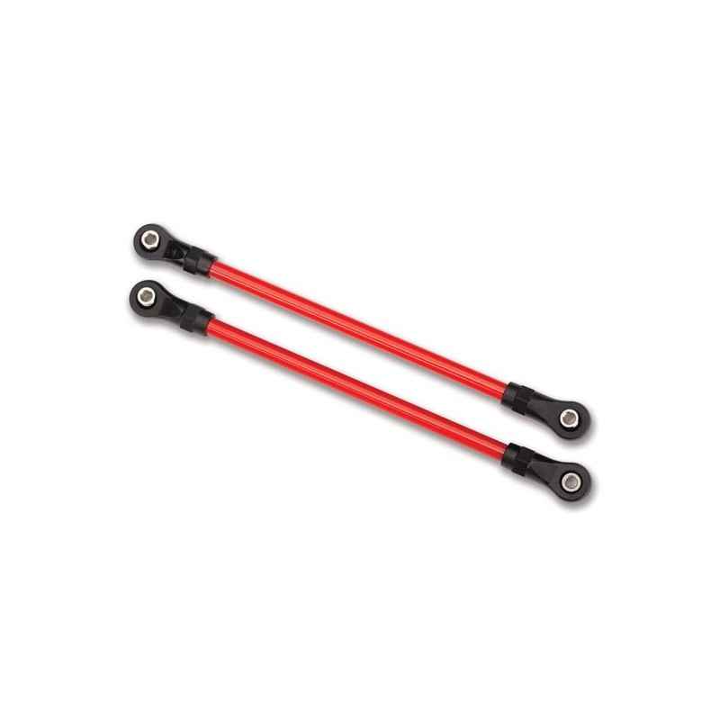 Enlaces de suspensión inferior trasera Traxxas de color rojo para kit de elevación long arm TRX8145R