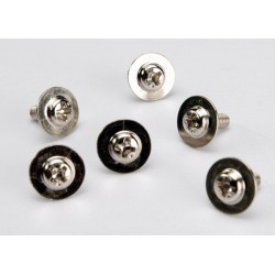 Tornillos Traxxas con arandela de 3x8mm (6pcs) TRX3185X