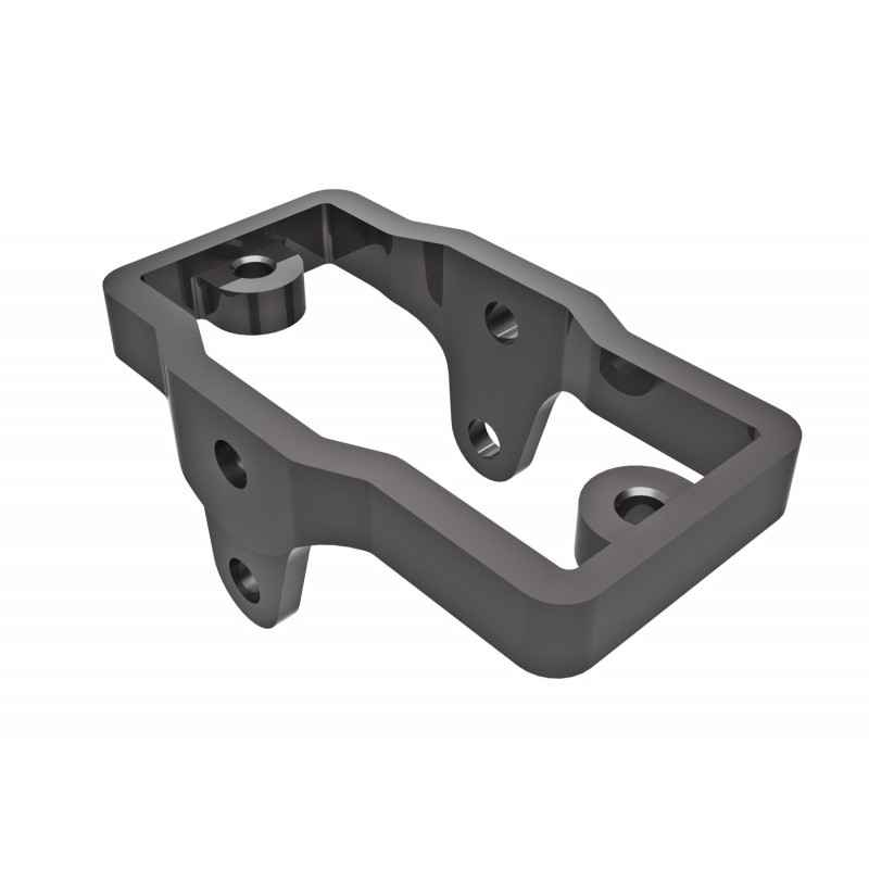 Soporte de servo para Traxxas TRX-4M de aluminio 6061-T6 color gris TRX9739-GRAY