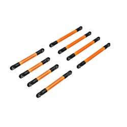 Juego de tirantes de suspensión de aluminio anodizado naranja 6061-T6 para Traxxas TRX-4M TRX9749-ORGN