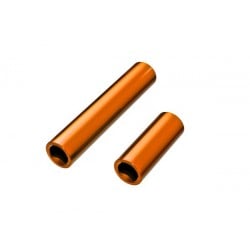 Ejes de transmisión centrales de aluminio naranja 6061-T6 para Traxxas TRX-4M TRX9752-ORNG