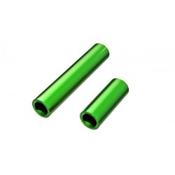 Ejes de transmisión centrales de aluminio verde 6061-T6 para Traxxas TRX-4M TRX9752-GRN