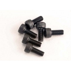 Tornillos Traxxas de 2.5x6mm cabeza cilíndrica hexagonal (6pcs) TRX3215