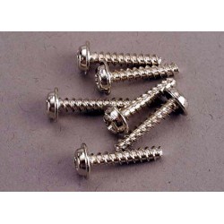 Tornillos Traxxas de 3X15mm. con arandela, autorroscante (6pcs) TRX3288