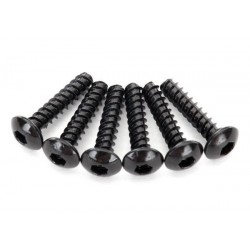 Tornillos Traxxas 2.6X12mm. con cabeza de botón autorroscantes (6pcs) para TRX-4 TRX8299