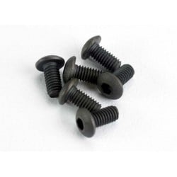 Tornillos Traxxas de 3x6mm con Cabeza de botón hexagonal (6pcs) TRX2575