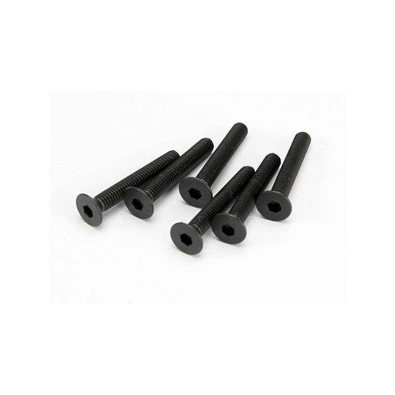 Tornillos Traxxas 3x20mm avellanados hexagonales (6) TRX4857