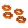 Tuercas de rueda Traxxas de aluminio naranja 17mm (4pcs) TRX7758T