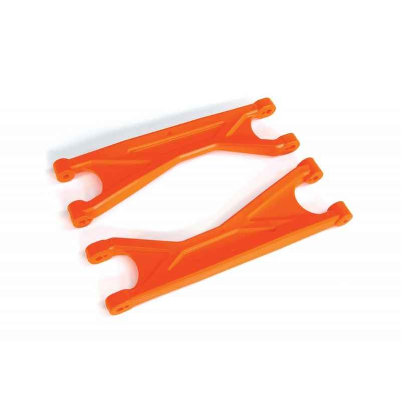 Brazos de suspensión superior color naranja Traxxas (2pcs) para X-Maxx TRX7829T