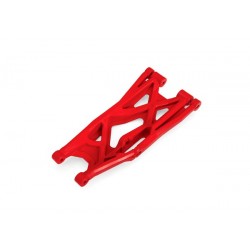 Brazo de suspensión inferior Derecho reforzado Traxxas en rojo (1pc) para X-Maxx TRX7830R